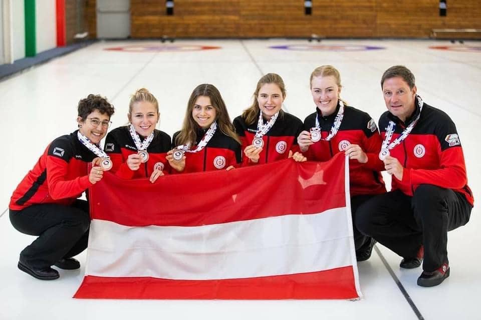 Damen Curling Team AUT holt Bronze bei C-EM in Genf