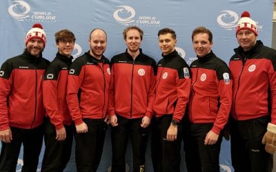 AUT Curling Herren-Nationalteam bei der EM in Lillehammer/NOR in den Play-Offs